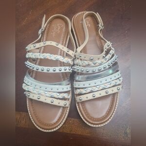 Crown Vintage Rose Gold Multi sandals size 9.5. True to size. *Worn once*